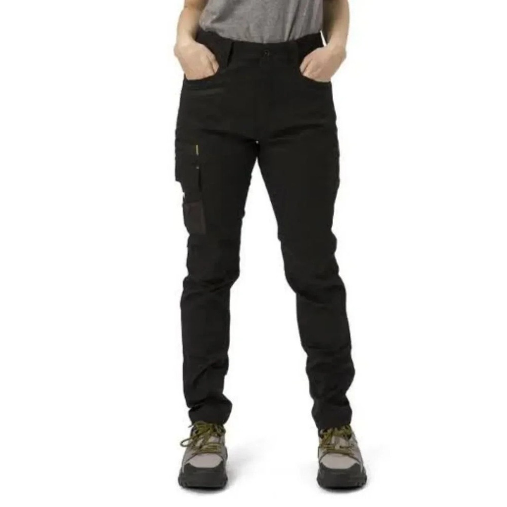 CAT Caterpillar Women's Elite Operator Pants Size 4 Black Tactical Work Utility